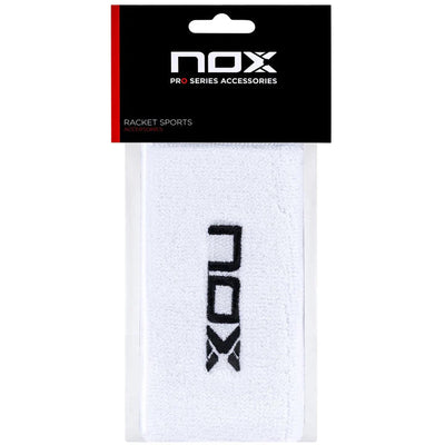 Nox Long Wristbands - White/Black