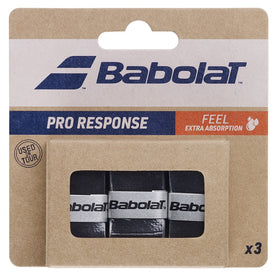 Babolat Pro Response Overgrip (Pack of 3) - Black