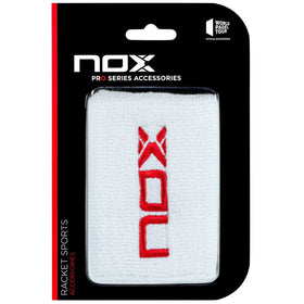 Nox Sport Wristbands (Pack of 2) - White/Red