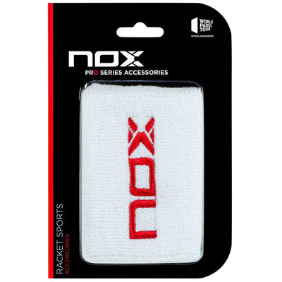 Nox Wristbands - White/Red