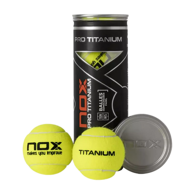 Nox Pro Titanium Padel Balls - Carton of 24