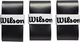Wilson Profile Padel Comfort Black Overgrip (Pack of 3)
