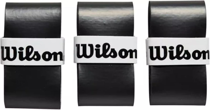 Wilson Profile Padel Comfort Black Overgrip (Pack of 3)