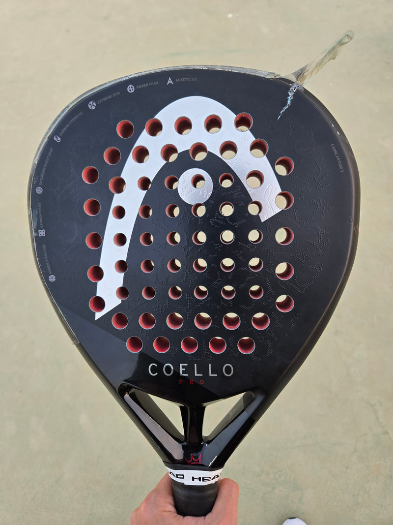 Before repair: Fixed with premium carbon and repainted in matte finish