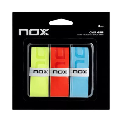 Nox Pro Colors Overgrip (pack of 3) - Red/Green/Blue