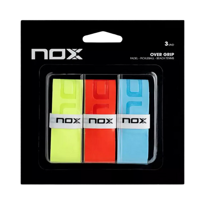 Nox Pro Colors Overgrip (pack of 3) - Red/Green/Blue