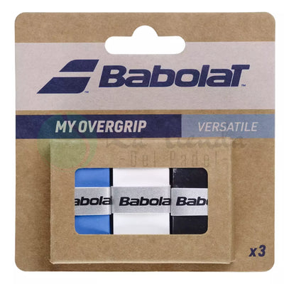 Babolat My Overgrip (Pack of 3) - Black/White/Blue