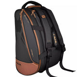 Nox Luxury Open Padel Bag - Black-Brown 2026