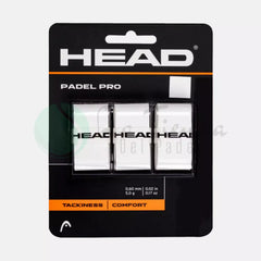 Head Padel Pro White Overgrip (Pack of 3)