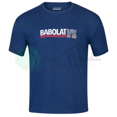 Babolat Exercise Vintage Tee Men - Navy Blue T-Shirt