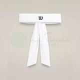 Wilson Tie Headband - Bright White
