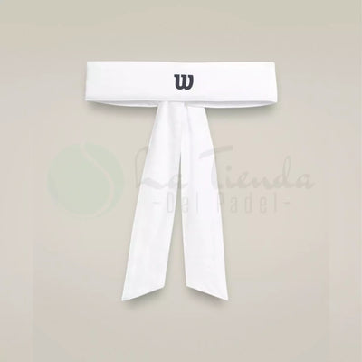 Wilson Tie Headband - Bright White