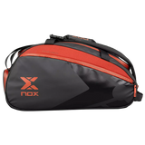 Nox Luxury Open Padel Bag - Black-Red 2026
