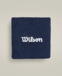 Wilson Wide Wristband - Navy Blue