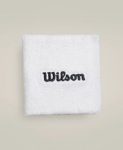 Wilson Wide Wristband - White