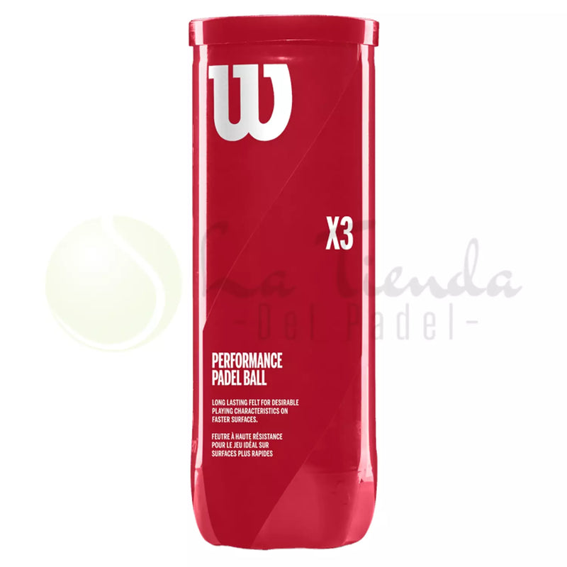 Wilson X3 Performance Padel Balls