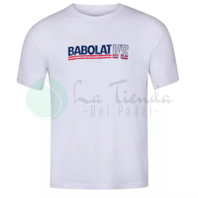 Babolat Exercise Vintage Tee Men - White T-Shirt