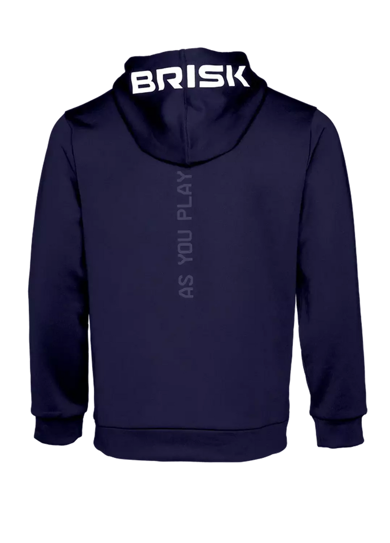Brisk Navy Blue Hoodie - Man