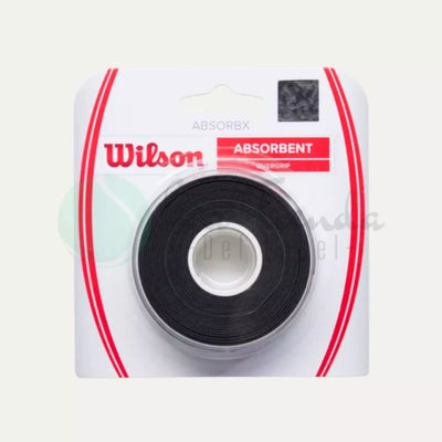 Wilson Absorbx Absorbent Black Overgrip (Reel of 3)