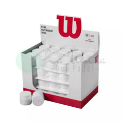 Wilson Pro Feel White Overgrip (pack of 60)