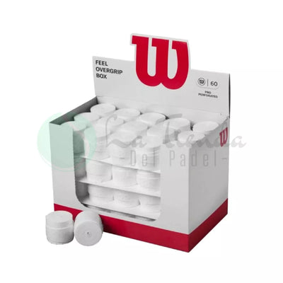 Wilson Pro Feel White Overgrip (pack of 60)