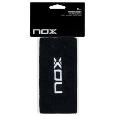 Nox Long Sports Wristbands - Black/White