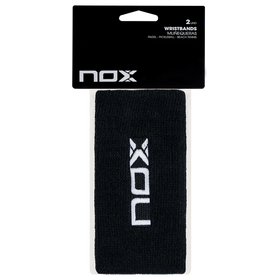 Nox Long Sports Wristbands - Black/White