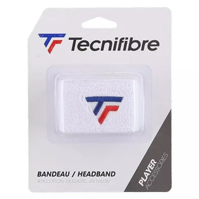 Tecnifibre Headband - White