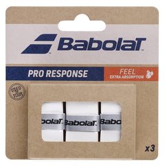 Babolat Pro Response Overgrip (Pack of 3) - White