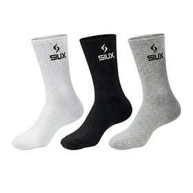 Siux Basic 26 High Socks (Pack of 3) - Black/Grey/White