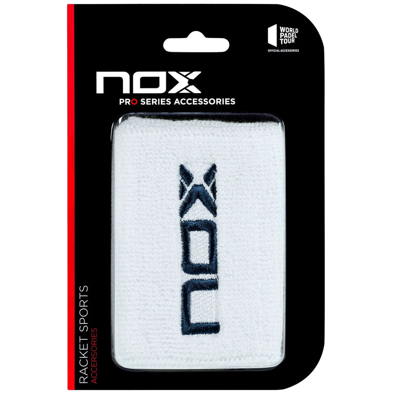 Nox Wristbands  - White/Navy Blue