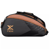 Nox Luxury Open Padel Bag - Black-Brown 2026
