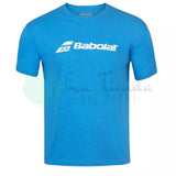 Babolat Exercise Tee Men - Sky Blue T-Shirt