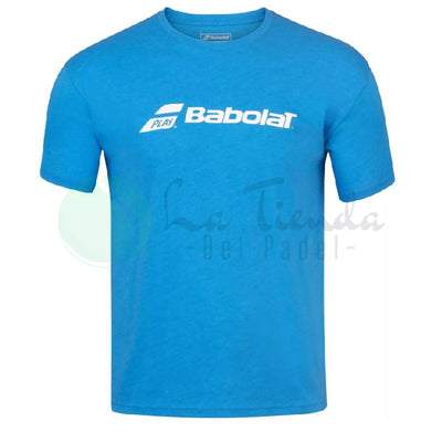 Babolat Exercise Tee Men - Sky Blue T-Shirt