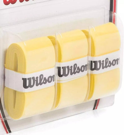 Wilson Pro Comfort Yellow Overgrip (Pack of 3)