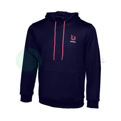 Brisk Navy Blue Hoodie - Man
